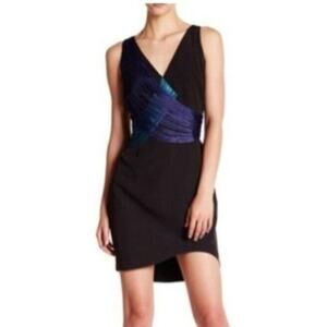 Adelyn Rae Tassel Sheath Sleeveless Dress. Size Large